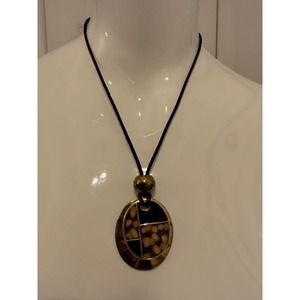 KC vintage art deco 12" necklace.